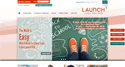Desktop Screenshot of launchfcu.com